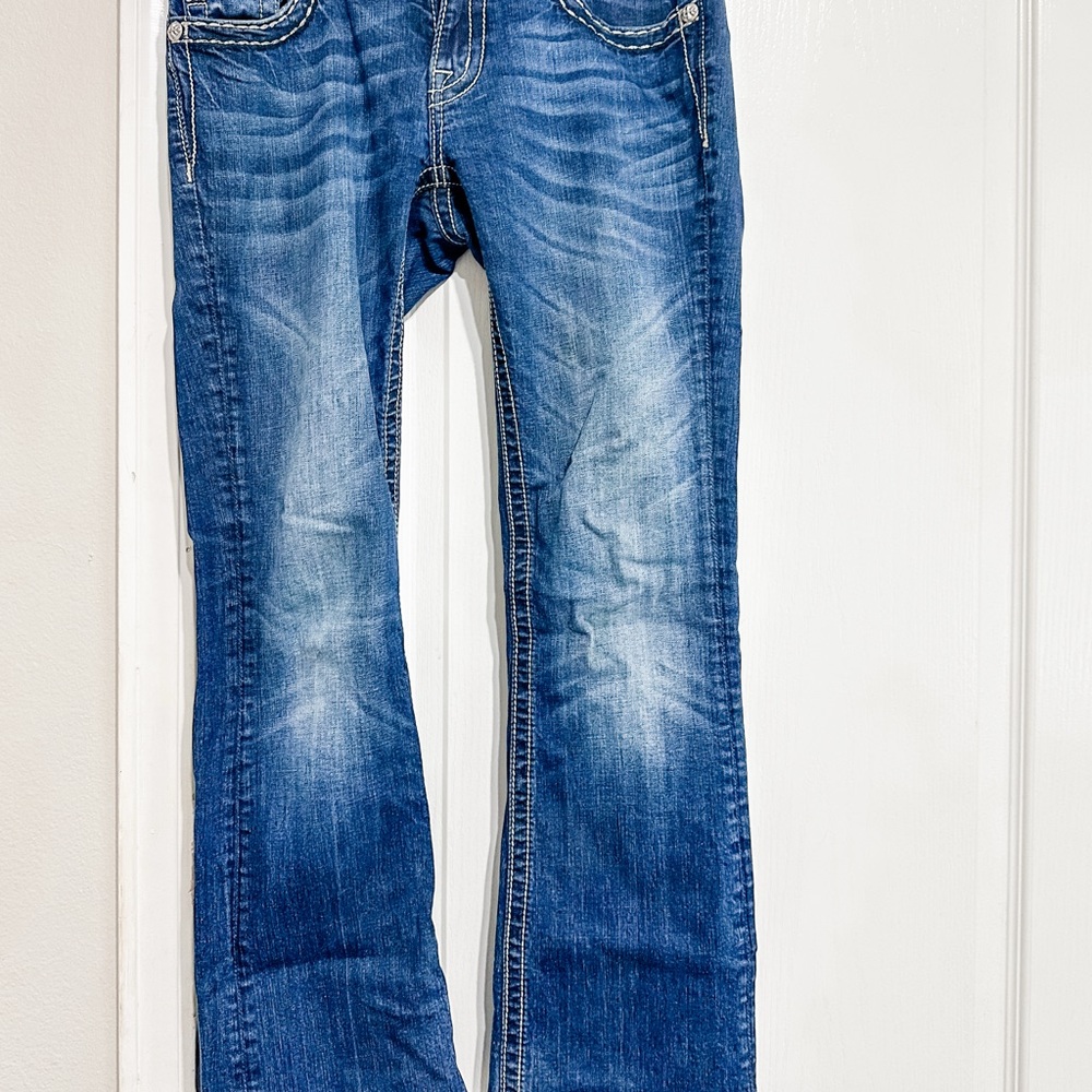 Miss Me Wide Leg Jeans in Light Blue